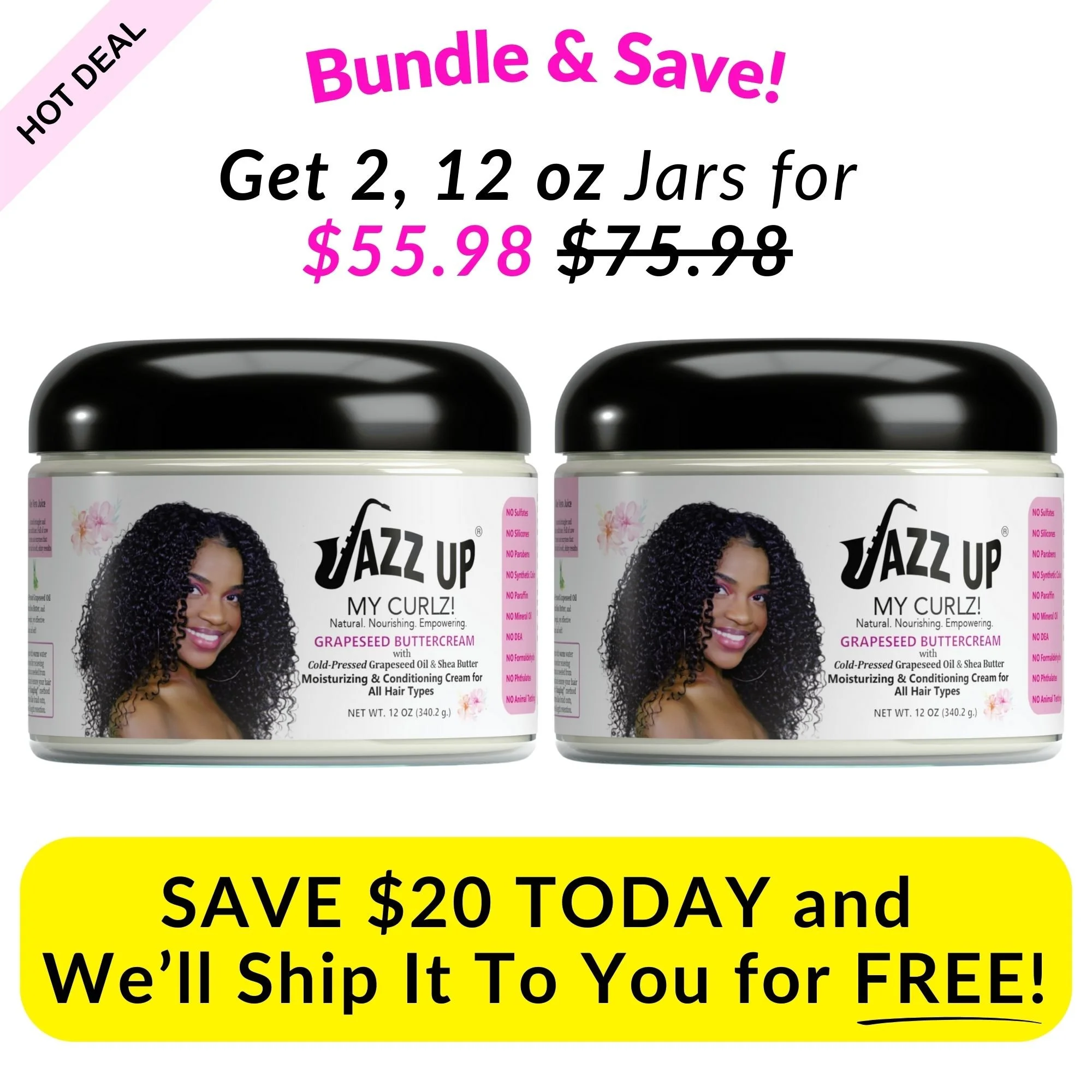 Buy 2 Or More, Get FREE SHIPPING! Discount Code: JAZZ4FREE